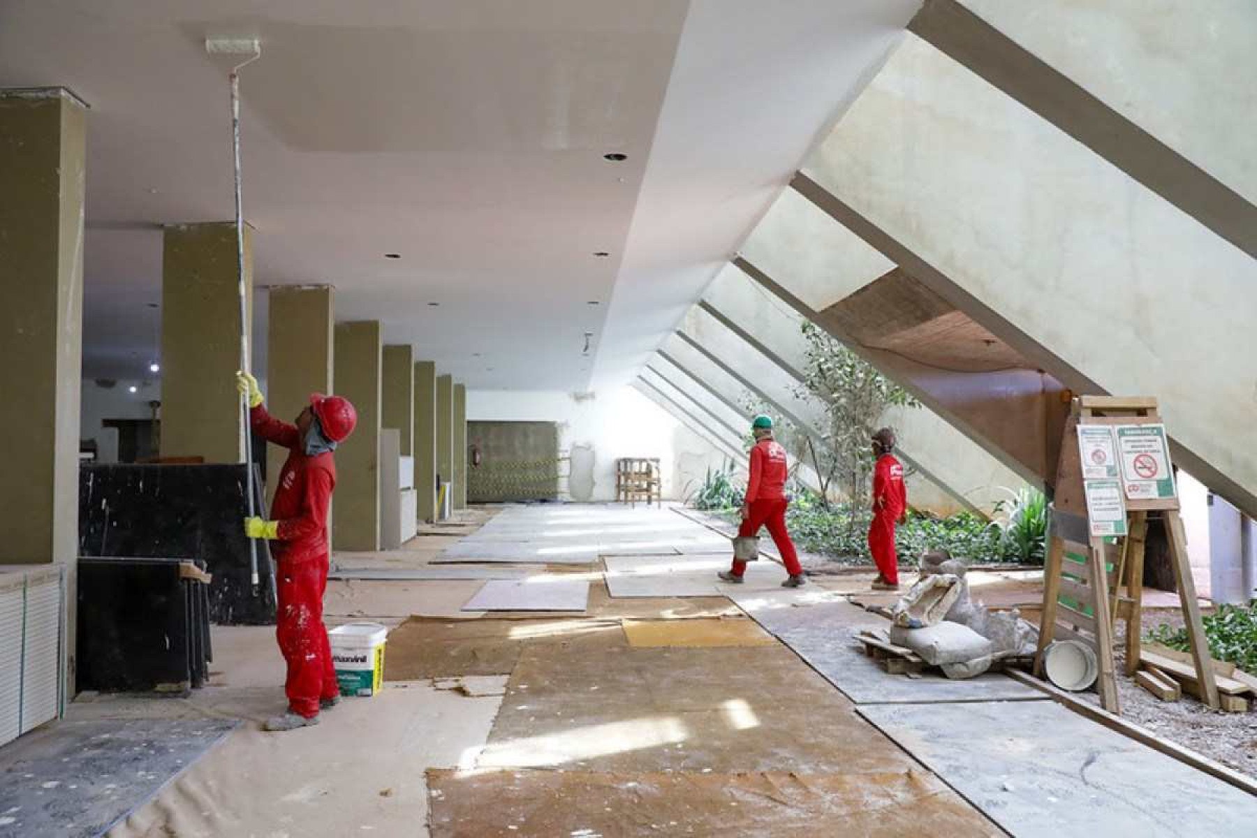 Reforma da Sala Martins Pena e de seu foyer compreende a primeira fase da obra de restauro do Teatro Nacional Claudio Santoro