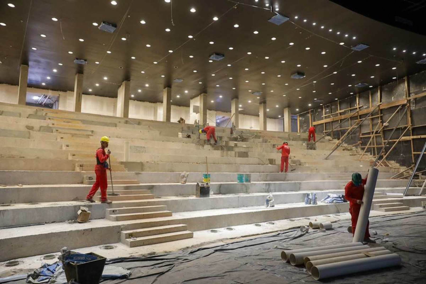 Sala Martins Pena é reformada no Teatro Nacional; veja evolução das obras