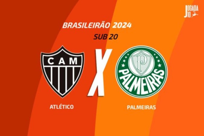 Atlético e Palmeiras se enfrentam nesta quinta-feira (18) -  (crédito: Foto: Arte/Jogada10)