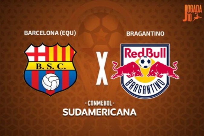 Barcelona-EQU x Bragantino -  (crédito: Foto: Arte Jogada10)