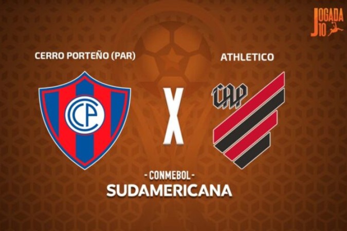 Cerro e Athletico duelam pela Sul-Americana -  (crédito: Arte: Jogada10)