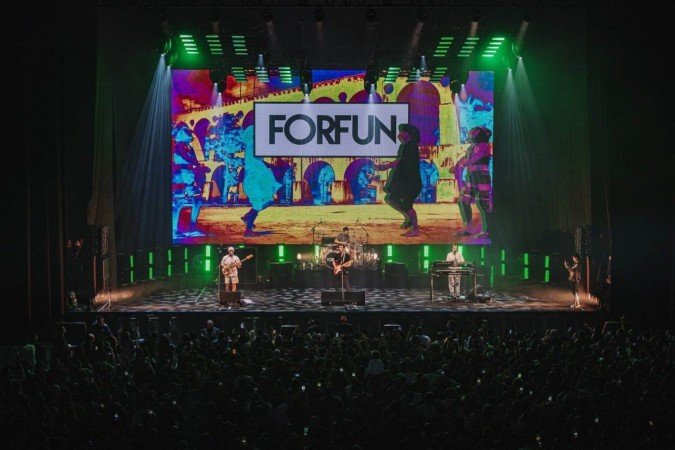 Forfun apresenta show no Mané Garrincha - (crédito: Alex Woloch) Forfun apresenta show no Mané Garrincha - (crédito: Alex Woloch)