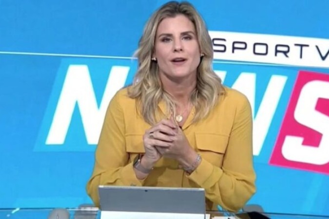 Janaína Xavier foi âncora do programa Sportv News -  (crédito: Foto: Reprodução / SporTV)