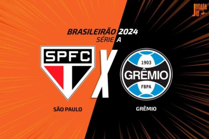 São Paulo e Grêmio se enfrentam pela 17ª rodada do Brasileirão -  (crédito: Divulgação/Jogada 10)