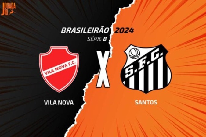 Vila Nova e Santos fazem duelo pela liderança da Série B -  (crédito: Foto: Arte/Jogada10)