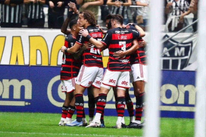 o-Negro vai passar por um período crucial de 23 dias, quando disputará partidas pelas três principais competições  -  (crédito: Foto: Gilvan de Souza/Flamengo)