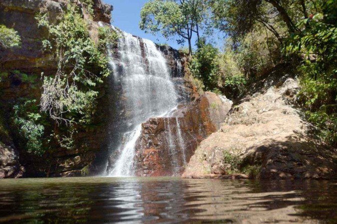 Cachoeiras enchem a paisagem da região