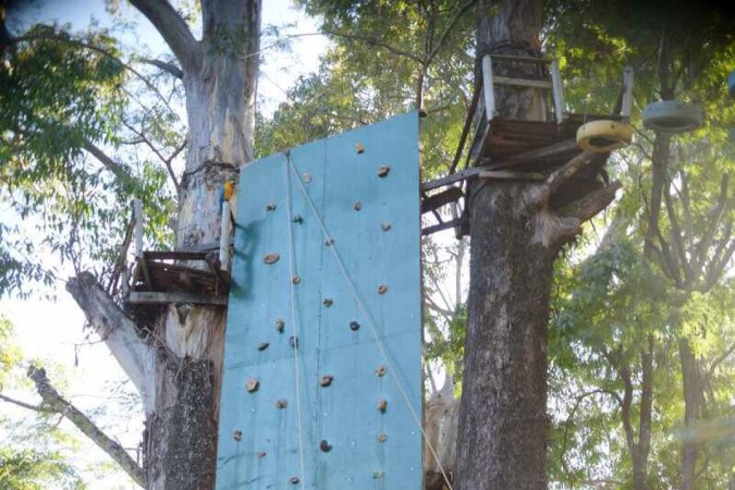 A escalada é uma das aventuras na Chapada
 -  (crédito:  Ed Alves/CB/DA.Press)