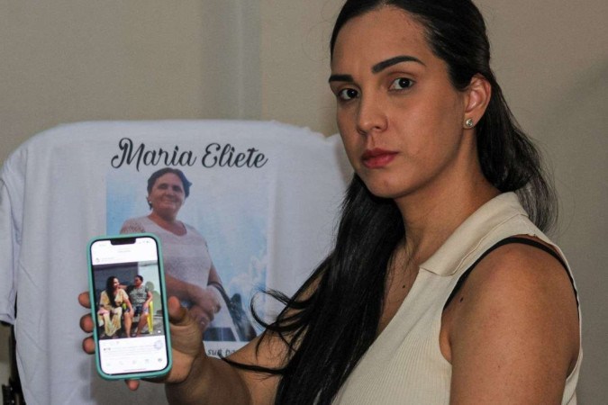 Sinária clama por Justiça para a mãe, Maria Eliete, de 57 anos -  (crédito:  Kayo Magalhães/CB/D.A Press)