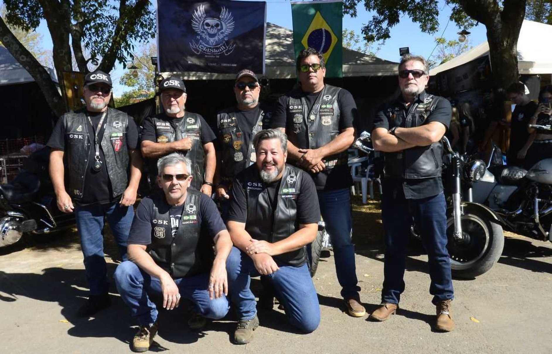 O motoclube Old Skull marca presença desde o primeiro CMW