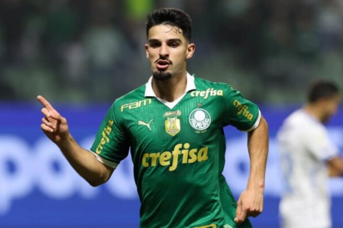 ez e Menino garantem triunfo por 2 a 0 no Allianz Parque; Verdão ocupa a segunda colocação, três pontos a menos que o  Botafogo -  (crédito: Foto: Cesar Greco/Palmeiras)