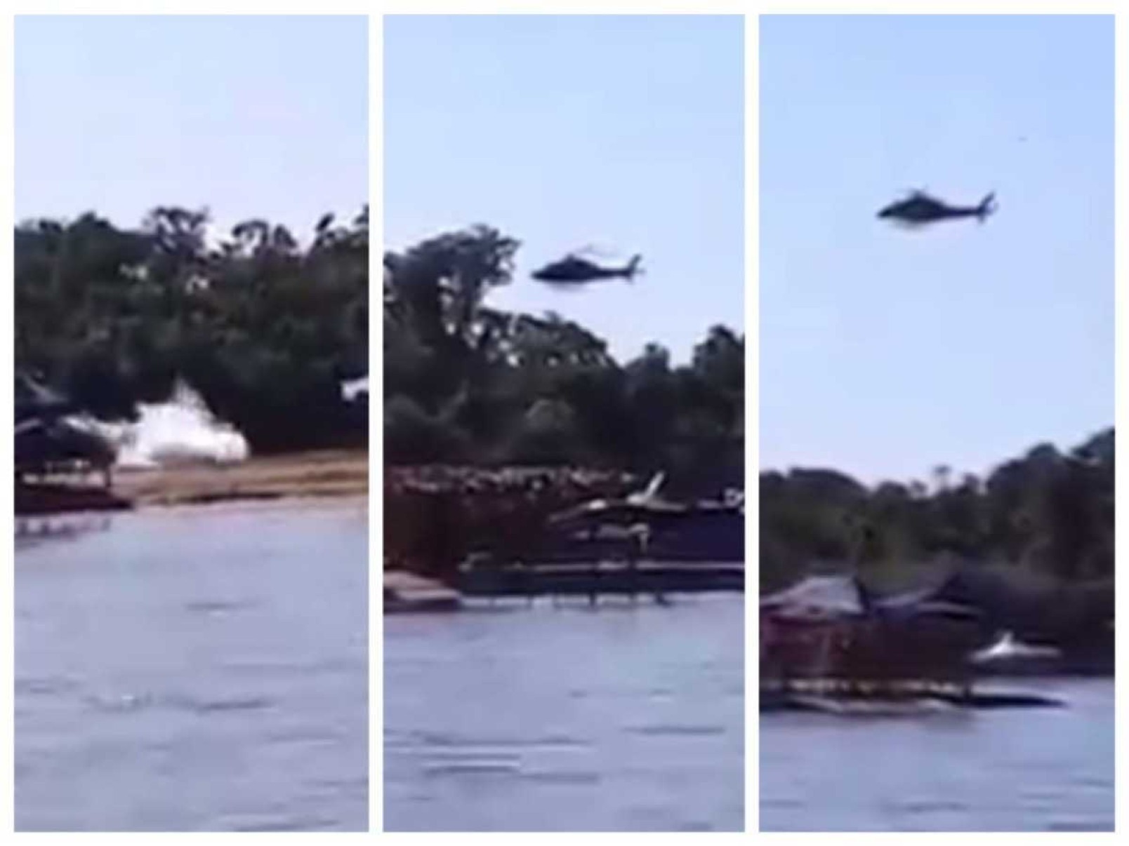 Piloto salvou tripulação de helicóptero que fez pouso forçado no Araguaia