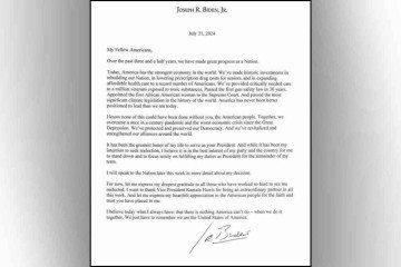Leia a íntegra da carta de desistência de Joe Biden