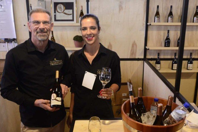 Henrique Maia e Débora apresentaram o rótulo Quartetto