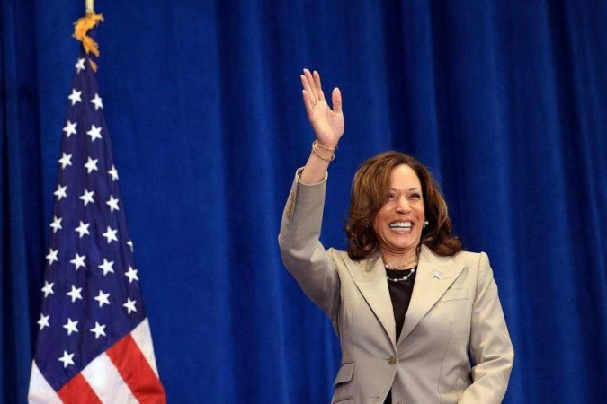 Kamala substituiu Joe Biden na disputa contra Donald Trump -  (crédito: Reuters)