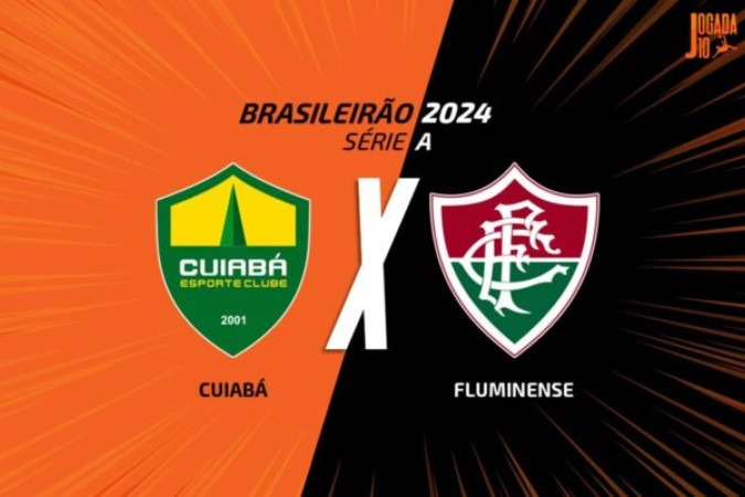 arte inferior da tabela, Cuiabá e Fluminense se enfrentam na Arena Pantanal, pela 18ª rodada do Campeonato Brasileiro -  (crédito: Foto: Arte/Jogada 10)