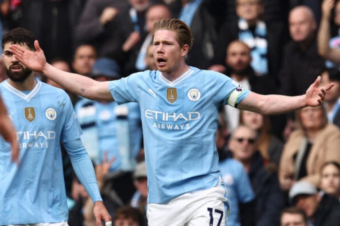 ruyne concordou com a proposta milionária do clube árabe e agora fica no aguardo da sua liberação junto ao Manchester City -  (crédito: Foto: Darren Staples/AFP via Getty Images)