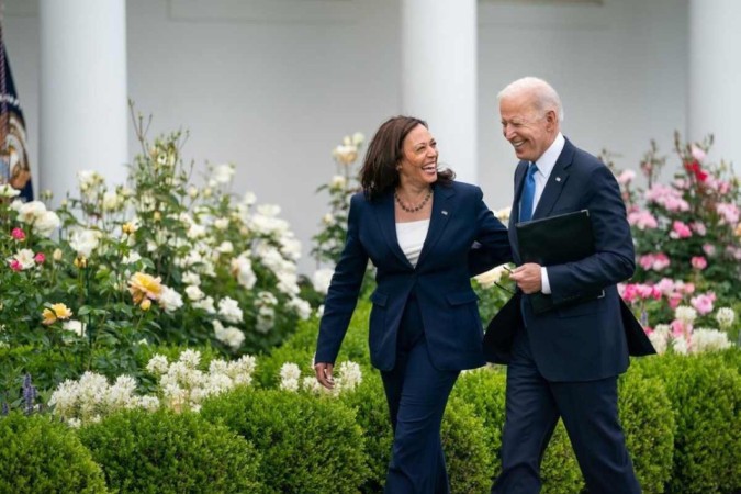 Biden apoiará nomeação de Kamala para disputa à Casa Branca -  (crédito: Reproduação)