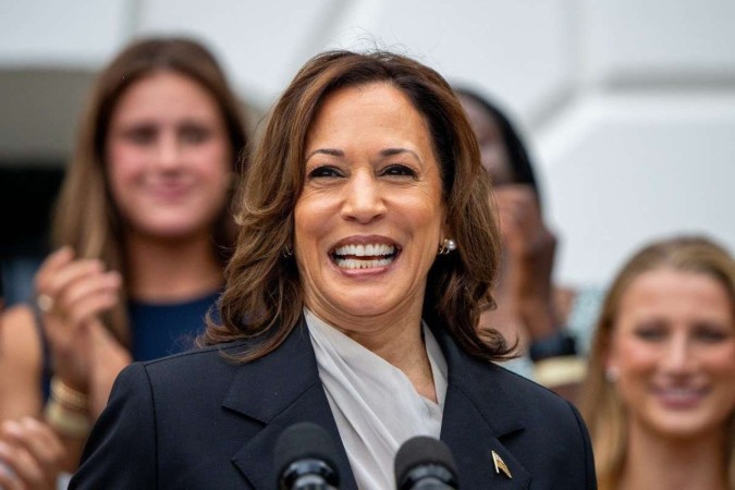 Professor da UnB lamentou o fato de não ter conhecido Kamala, quando esteve na casa de Donald, em Stanford. Na ocasião, ele já estava divorciado e a Kamala era universitária em outra região -  (crédito:  Getty Images via AFP)