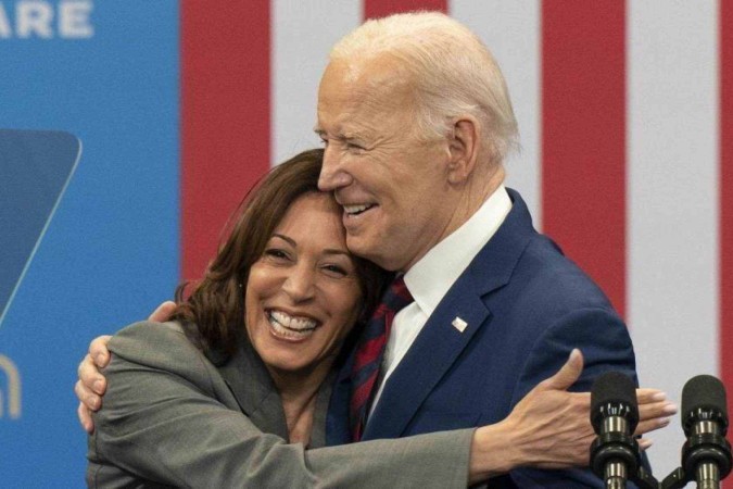 Como democratas querem usar crise para transformar eleição após desistência de Biden -  (crédito: EPA)