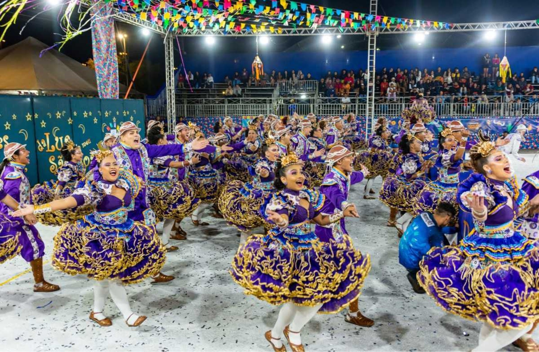 Quadrilha Ribuliço, da Ceilândia, conquista o 3º lugar no Circuito da LinqDFE. 