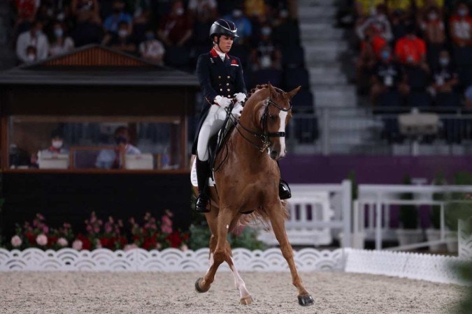 Em Olimpíadas, Dujardin possui três medalhas de ouro, uma de prata e duas de bronze -  (crédito:  Behrouz Mehri/ AFP    )