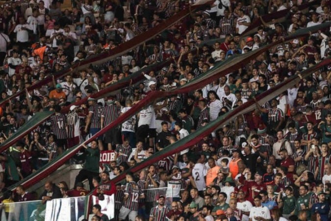  o momento, já são mais 44 mil ingressos vendidos para o confronto desta quarta-feira, no Maracanã, pelo Brasileirão -  (crédito:  - Foto: Lucas Merçon/Fluminense)