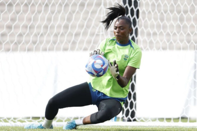 dora do América-MG, Tainá trabalhou com o técnico Arthur Elias em clubes antes de se encontrarem na Seleção -  (crédito: Foto: Rafael Ribeiro/CBF)