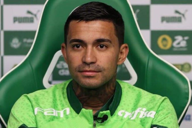  O jogador Dudu, da SE Palmeiras, ap..s treinamento, na Academia de Futebol. (Foto: Cesar Greco/Palmeiras/by Canon)
     -  (crédito:  CESAR GRECO)