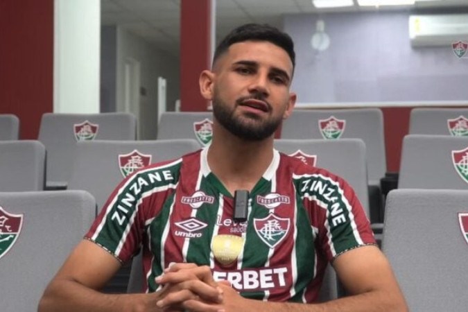 ntrevista à FluTV, zagueiro fala que negociação com o Tricolor foi rápida e que está motivado para retribuir a confiança -  (crédito:  - Foto: Reprodução / YouTube)