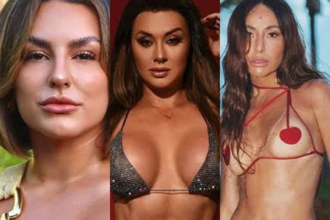 Kéfera, Juju Salimeni e Sabrina Sato -  (crédito: Redes Sociais)