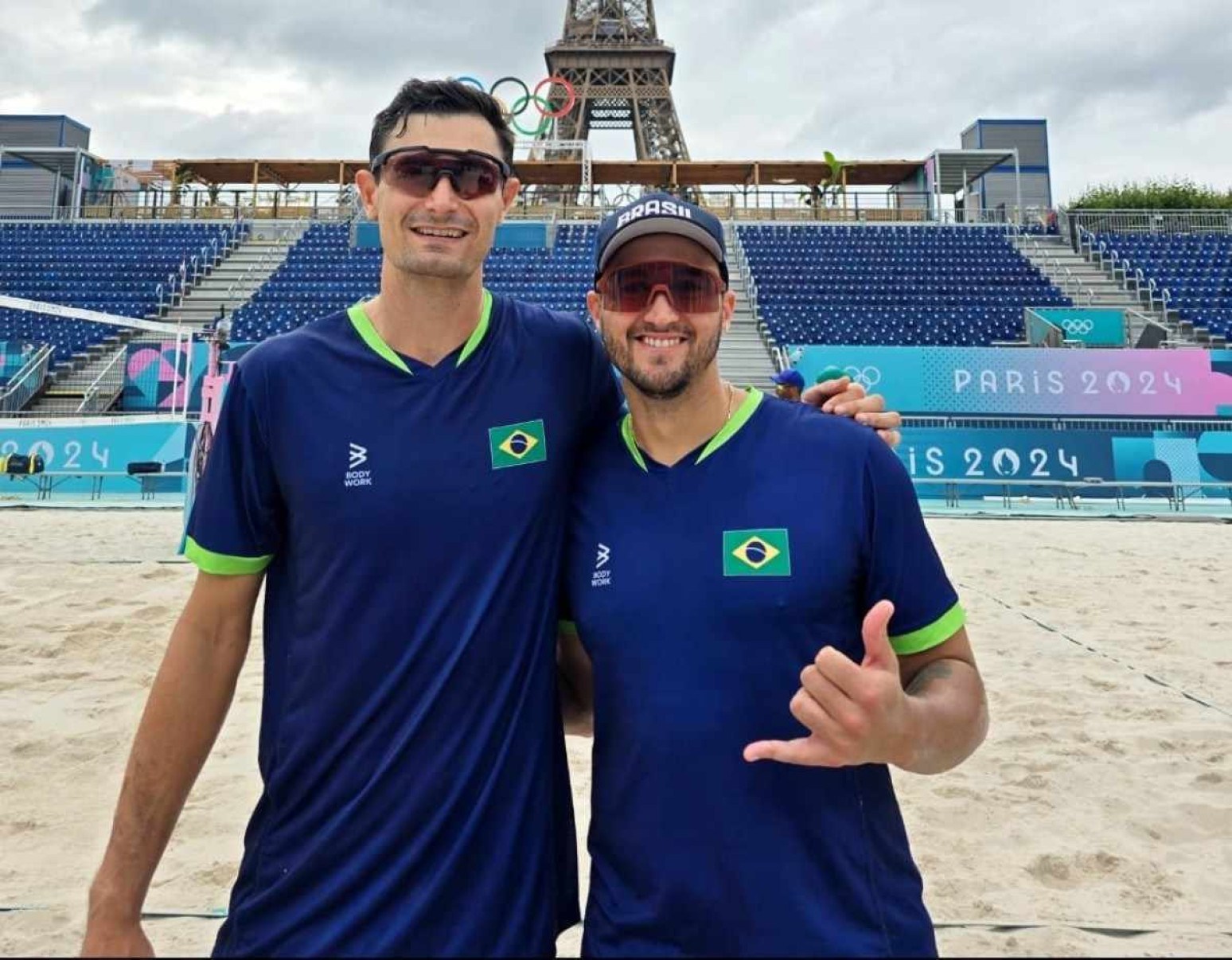 Brasiliense Ernesto Vogado elogia estrutura do vôlei de praia de Paris-2024