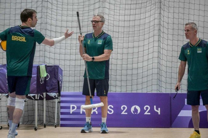 Bernardinho, técnico da Seleção Brasileira masculina de vôlei. Paris-2024