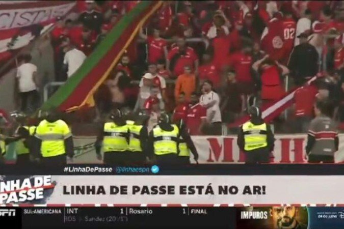 rado empata por 1 a 1 com o Rosario Central e está fora da Copa Sul-Americana; Equipe acumula terceira eliminação no ano - (crédito: Foto: Reprodução/ESPN) rado empata por 1 a 1 com o Rosario Central e está fora da Copa Sul-Americana; Equipe acumula terceira eliminação no ano - (crédito: Foto: Reprodução/ESPN)