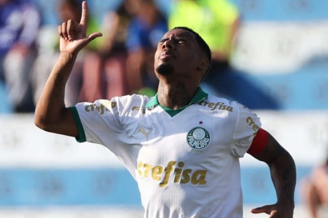 verde sai na frente, mas sofre empate do Leão, em Santo André. Time segue na primeira colocação da competição da categoria -  (crédito: Foto: Fabio Menotti/Palmeiras)