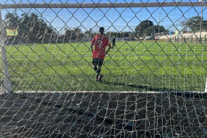 Rafael e Samuel Rodrigues buscam o futebol profissional -  (crédito: Davi Cruz/ CB DA PRESS)