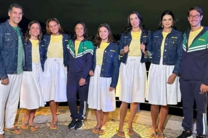 Uniformes do Brasil nas Olimpíadas  -  (crédito: Divulgação/COB)