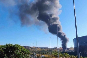 Incêndio na Cidade Administrativa: central de ar-condicionado pega fogo - CBMMG/Divulgação