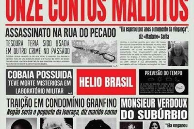 Onze Contos Malditos de Helio Brasil -  (crédito: Reprodução/Livraria da Travessa)