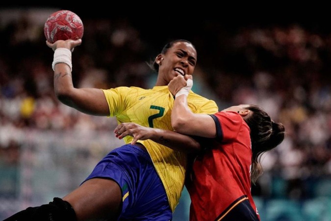 O Brasil avançou ao mata-mata com a quarta colocação do Grupo B, além de campanha de duas vitórias e três derrotas  -  (crédito:  Alexandre Loureiro/COB)