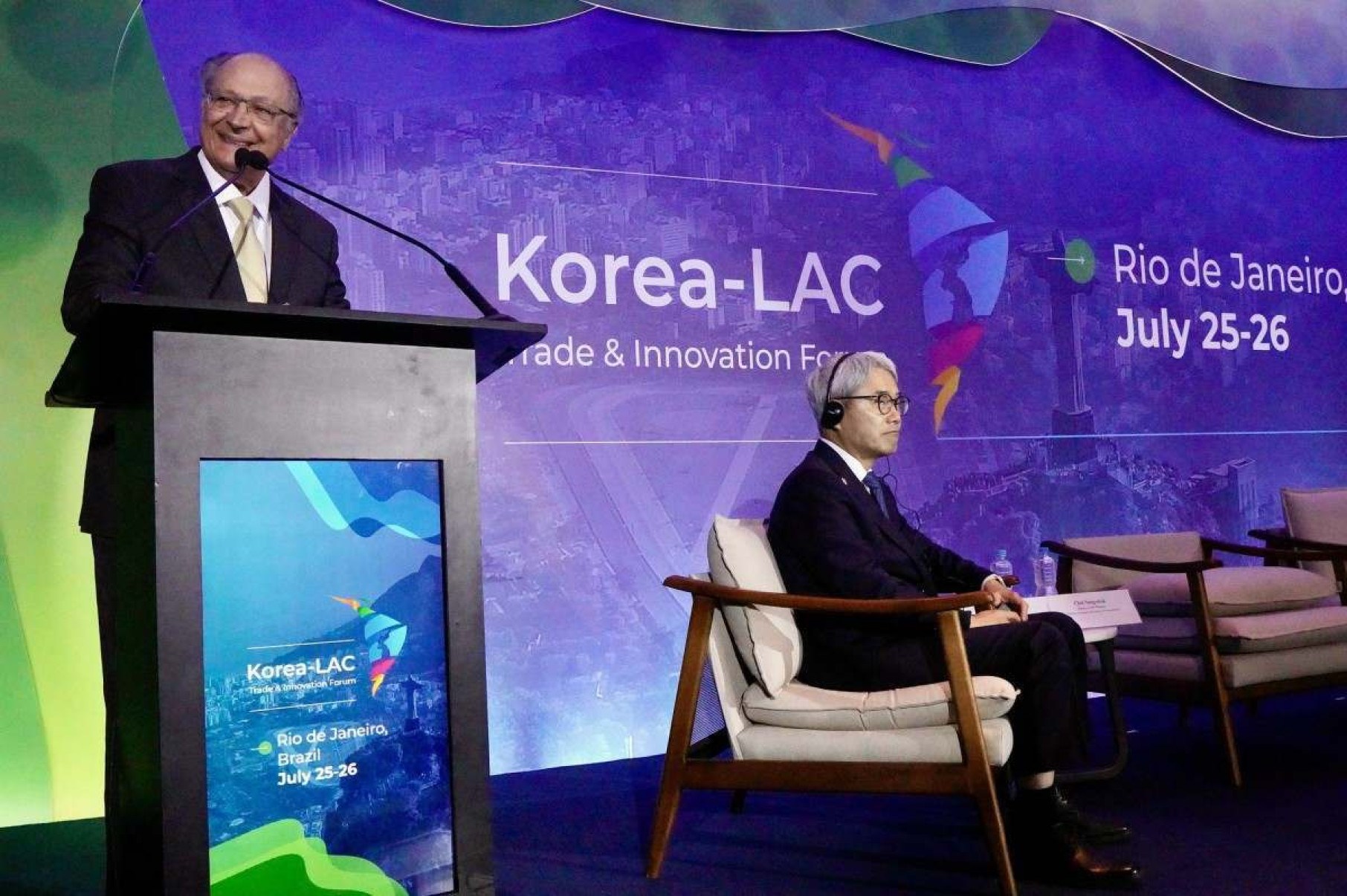 Alckmin defende que reforma aumentará exportação em fórum sobre Coreia