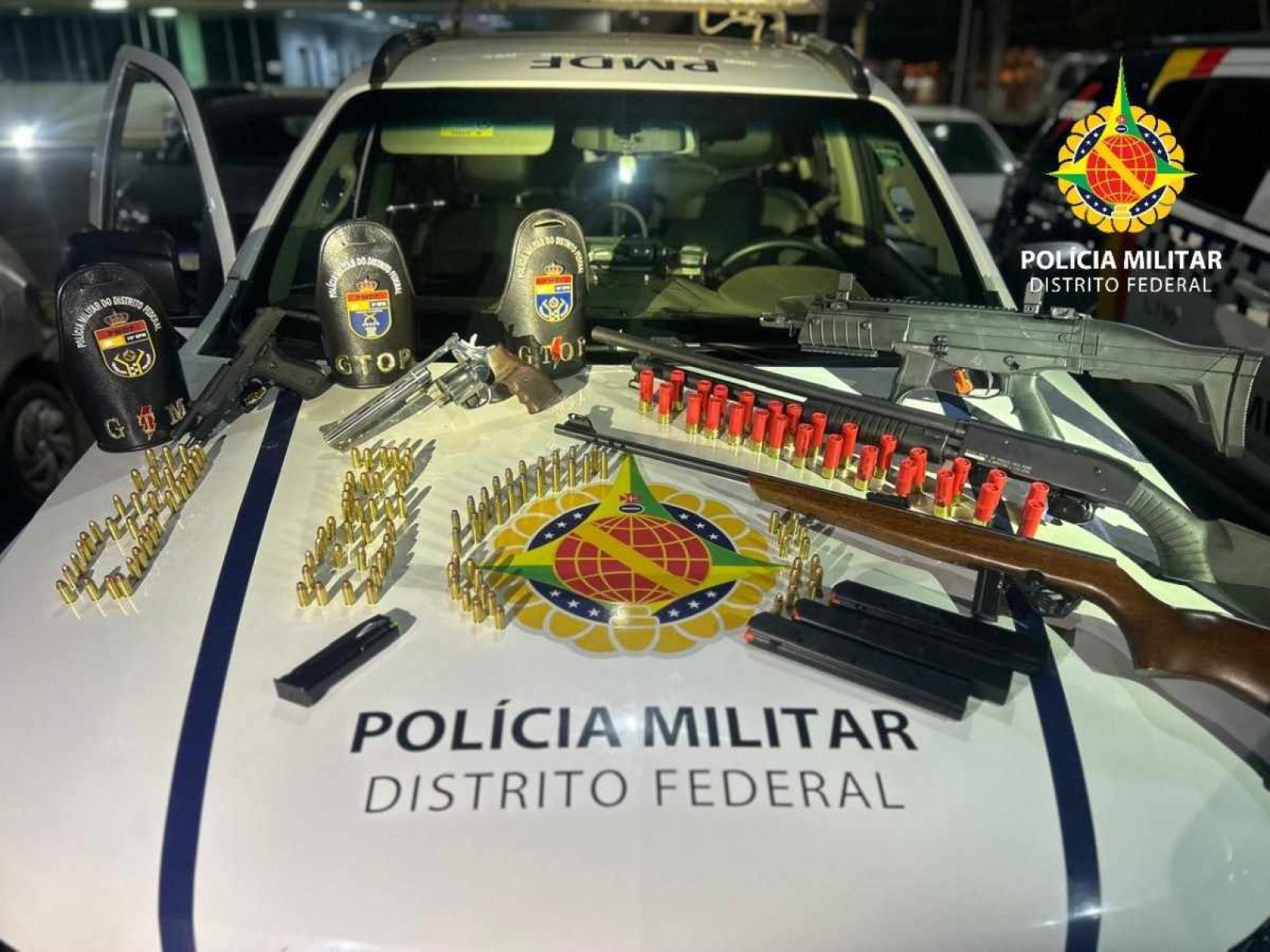 Após briga entre vizinhos, um homem é preso com armas e 235 munições