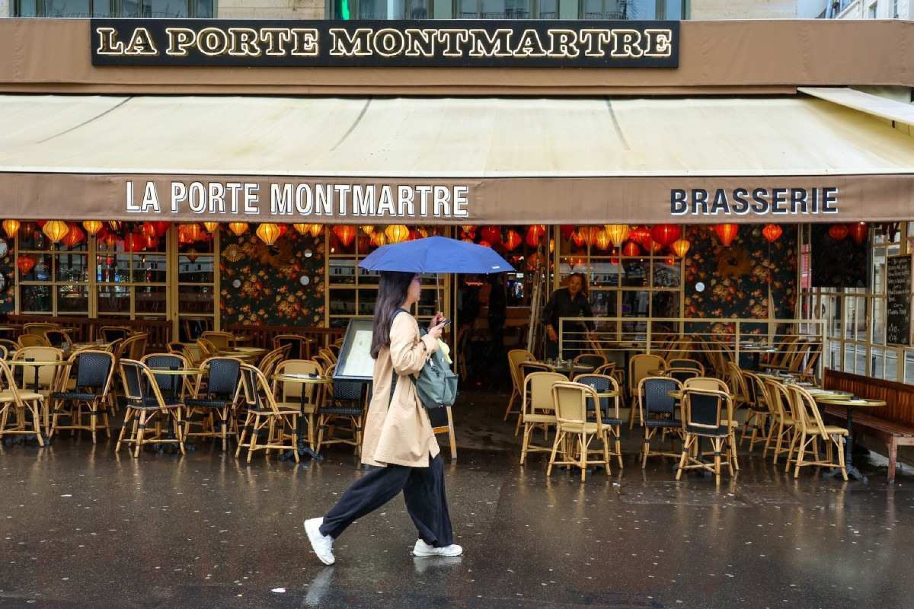 Chuva em Paris na manhã do dia da Cerimônia de Abertura dos Jogos Olímpicos Paris 2024.