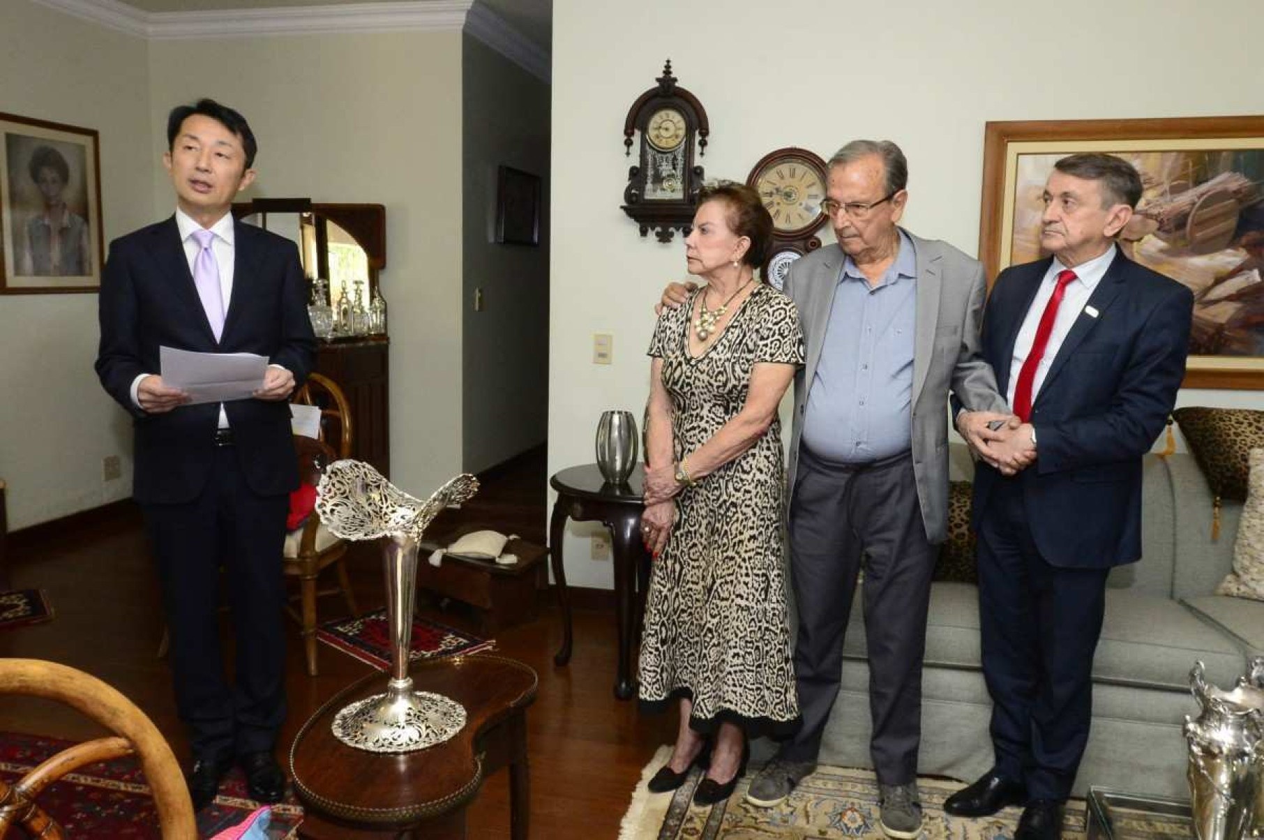 Embaixada do Japão concede Ordem do Sol Nascente a Eliseu Alves