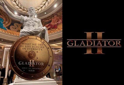 O longa-metragem épico “Gladiador 2” teve a estreia antecipada para o dia 14 de novembro de 2024. O primeiro pôster oficial foi divulgado em abril e os fãs seguem na expectativa pela sequência do original, que foi Oscar de Melhor Filme em 2001. 

 -  (crédito: Gladiador 2 - Divulgação)