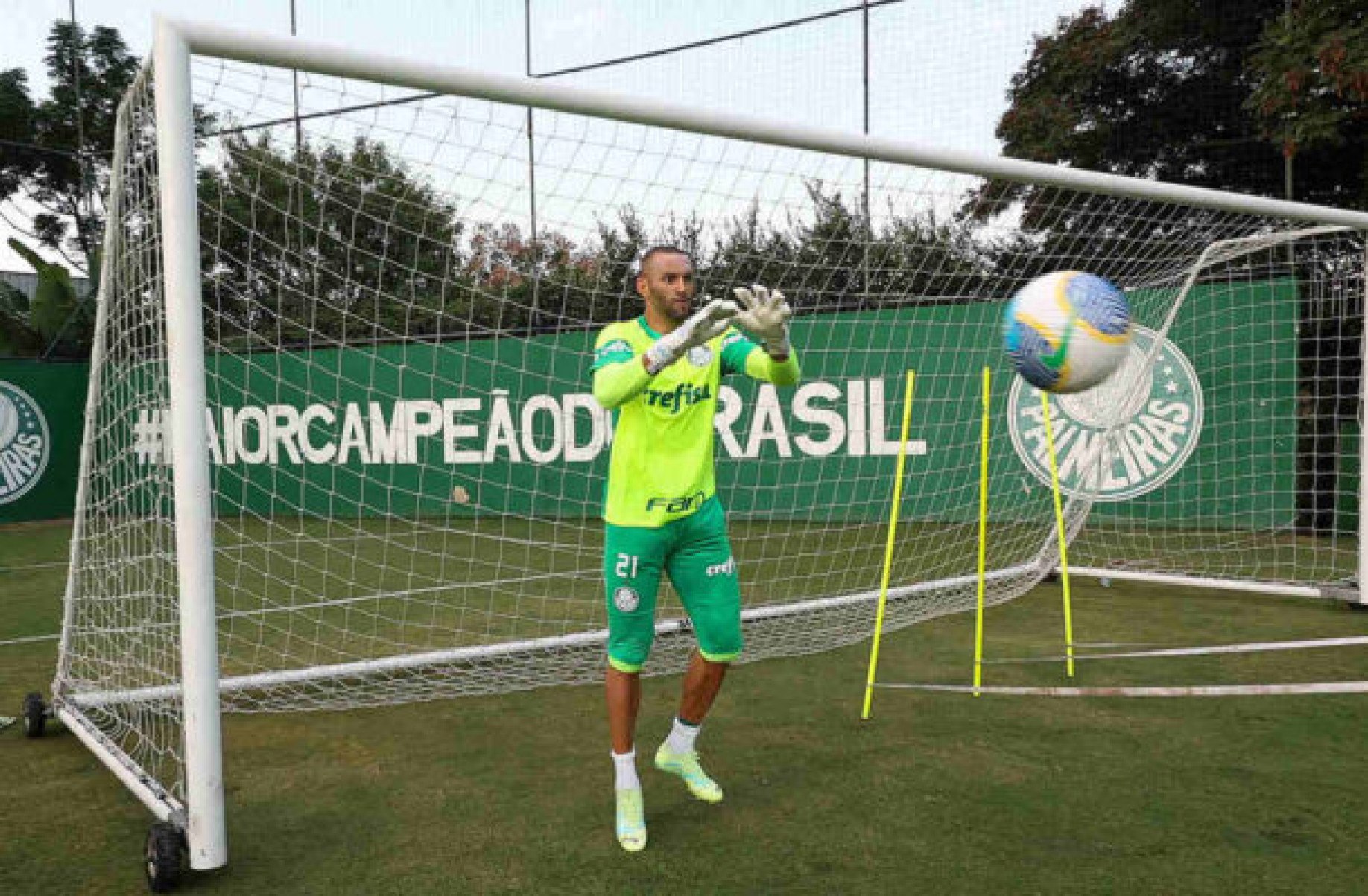 Weverton, do Palmeiras, destaca competitividade do Brasileirão ao fim do 1º turno