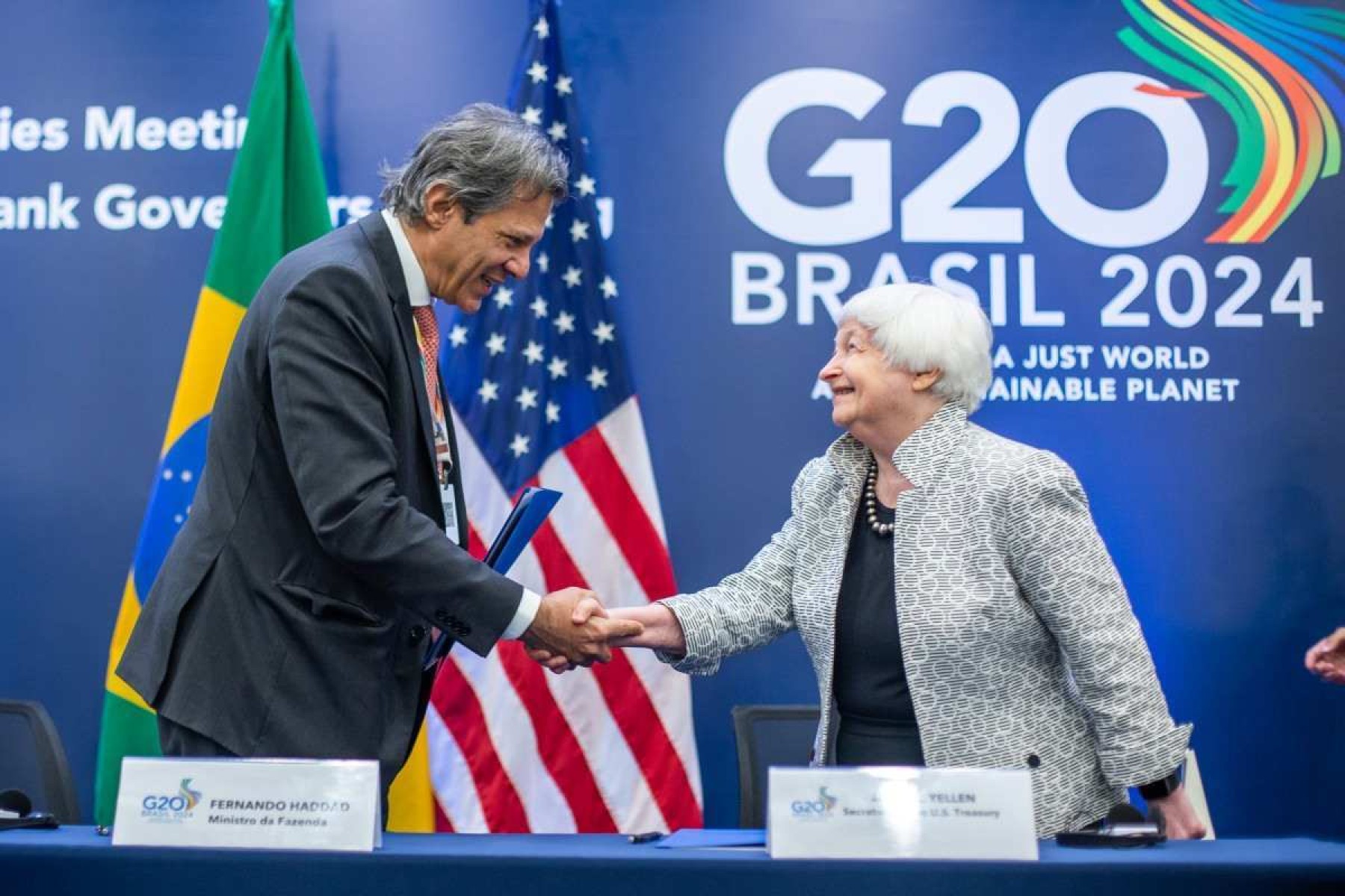 G20: Brasil e Estados Unidos firmam acordo de cooperação climática 
