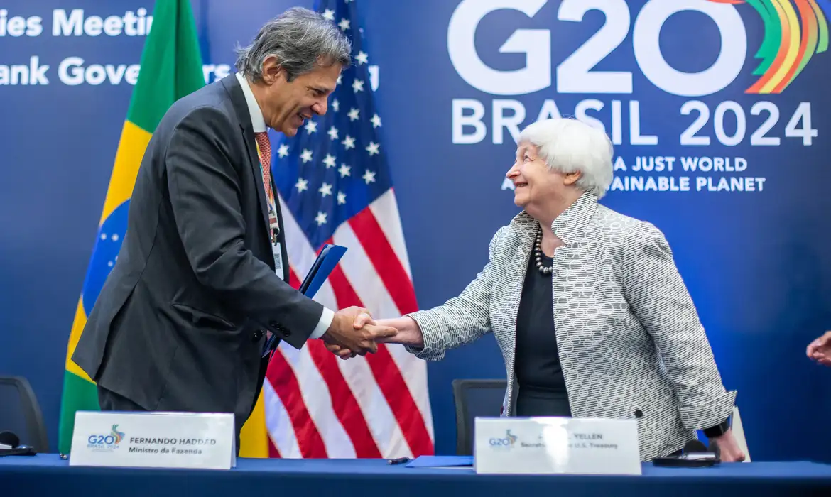 Brasil e Estados Unidos firmam parceria sobre clima -  (crédito: EBC)