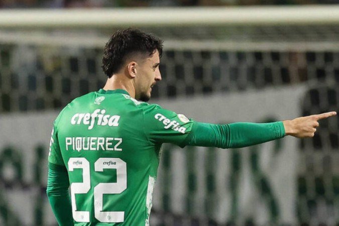 Piquerez sofreu lesão e pode perder restante da temporada -  (crédito: Foto: Cesar Greco/Palmeiras)