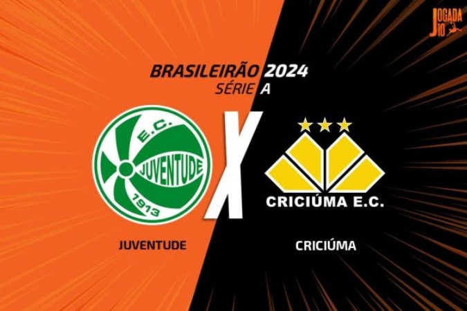 Juventude encara o Criciúma pelo Brasileirão -  (crédito:  Arte: Jogada10)